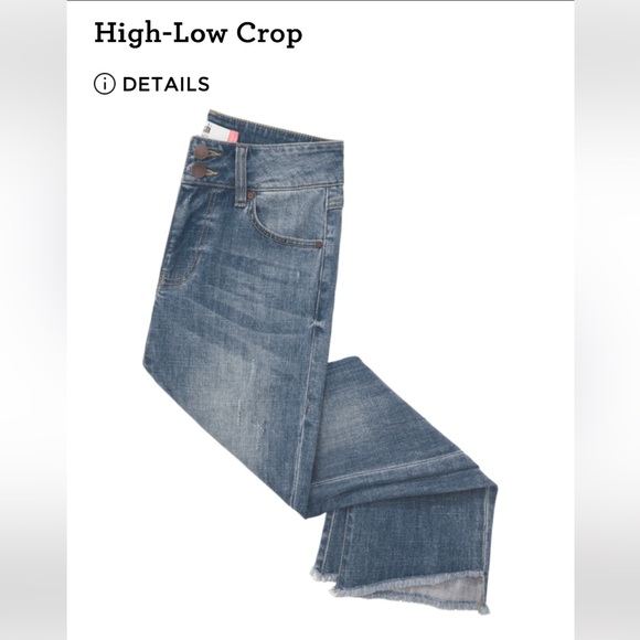 CAbi High-Low Crop Jeans Style #6070, size 14 - Picture 2 of 13